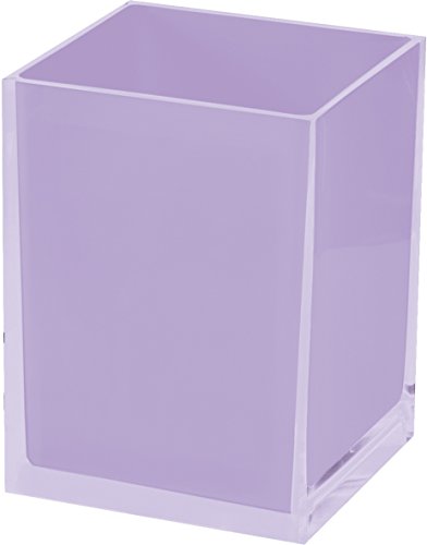 Gedy RA09-79 Rainbow Dustbin Box, 2.5" L x 7.09" W, Lilac