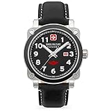 Swiss Military Hanowa Herren Analog Quarz Uhr mit Edelstahl Armband SMWGB2101302