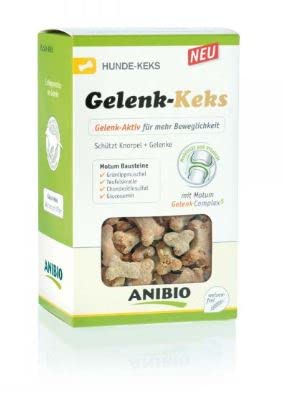 Anibio Gelenk - Keks 250g für Knorpel Gelenke mit Grünlippmuschel Teufelskralle - Kekse - Leckerli für Hunde - Gelenkschutz