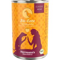 Herrmann's Classic Bio-Menü 12 x 400 g - Bio-Ente mit Bio-Süßkartoffeln