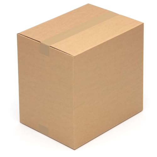 Faltkartons, 400 x 300 x 400 mm, 20 Stück | Kartons aus Wellpappe | Ideal für Warensendungen