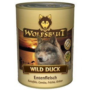 WILD DUCK Nassfutter 6 x 395g enthält 66% frisches Entenfleisch