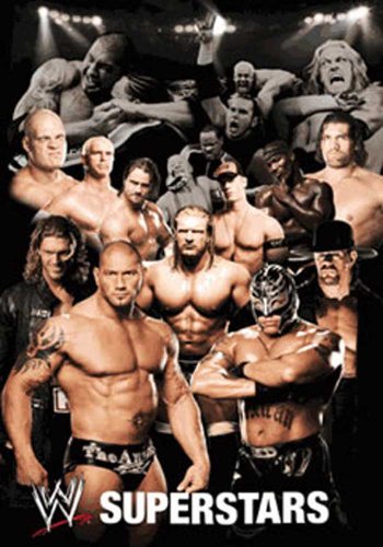 Wrestling - WWE - Collage 3D Poster - 3D Poster Lentikular Poster - Grösse 47x67 cm