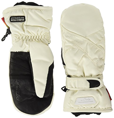 Chiba Damen Ski-Handschuhe Lady Nature Mitten, Cream, 6.5, 92701