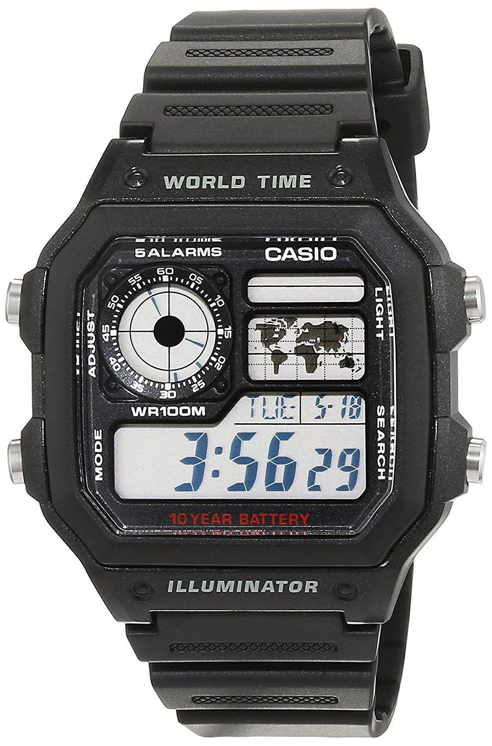 Casio Collection Herren-Armbanduhr AE 1200WH 1AVEF