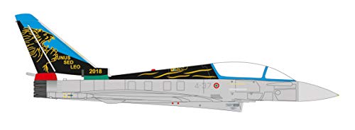 herpa 580502 Italian Air Force Eurofighter Typhoon twin-seat-20° Gruppo 100th Anniversary in Miniatur zum Basteln Sammeln und als Geschenk, Mehrfarbig