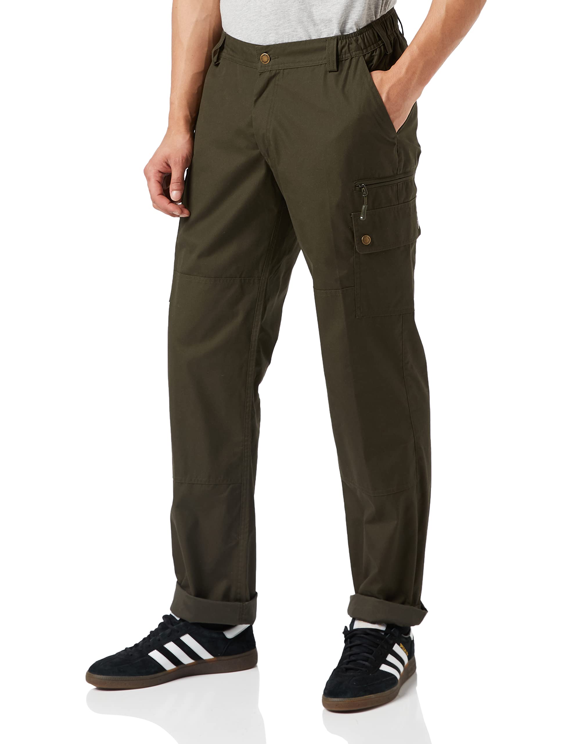 PINEWOOD Herren Caribou TC Hose, Dunkeloliv, C60