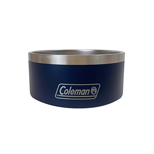 Coleman Hundenapf aus Edelstahl, pulverbeschichtet, 1,8 l, Marineblau