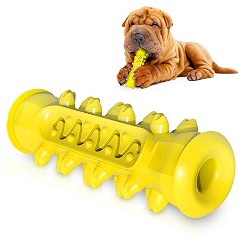 DMFSHI Hund Kauspielzeug, Hundespielzeug, Unzerstörbares, Robustes, Haltbares Hundezahnbürstenspielzeug für Mittelgroße Hunde Zahnpflege Zahnreinigung