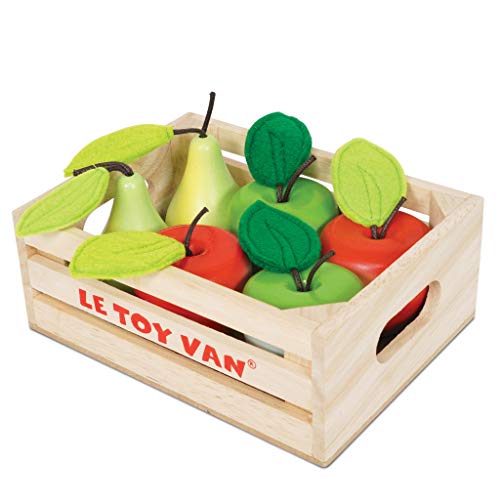 Le Toy Van TV191 Äpfel und Birnen Marktkiste, Mehrfarbig