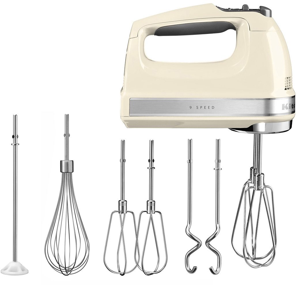 KitchenAid Handmixer "5KHM9212EAC ALMOND CREAM", 85 W