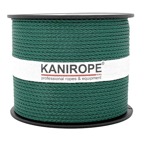Kanirope® PP Seil Polypropylenseil MULTIBRAID 2mm 100m Farbe Tannengrün (2564) 8x geflochten