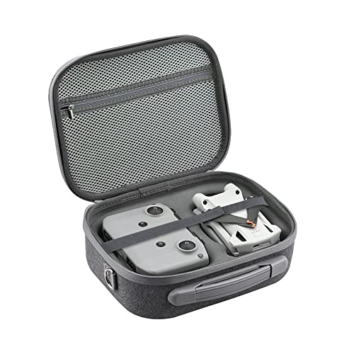 KOBONA Mini 3 Pro RC Tasche, Tragbare PU Leder Reisetasche for DJI Mini 3 Pro mit DJ RC Controller und anderem Zubehör Tragbare Aufbewahrungstasche
