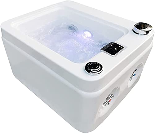 Quadratisches Fußbad aus Acryl, Pediküre-Spa-Badewanne, einstellbare Temperatur, Stressabbau bei Müdigkeit und müden Füßen, Nagelstudio-Massageausrüstung