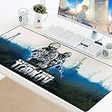 BILIVAN Escape from Tarkov Mauspad Big Gamer Spielmatten Computer Gaming Zubehör XL Großes Mousepad Tastatur Gummi Spiele PC Schreibtischunterlage (700 x 300 x 3 mm, 2)