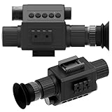 2in1 Nachtsichtgerät, 850 nm Infrarot-Nachtsicht-Monokular 1080P Video-/Fotokamera für Camping, 4X digitaler Zoom, 1310 Fuß/400 m Lange Distanz