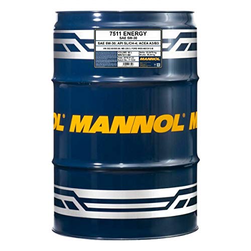 1 x 60L MANNOL 5W-30 / Teilsynthetisches Motoröl SL/CF 502.00/505.00 229.3