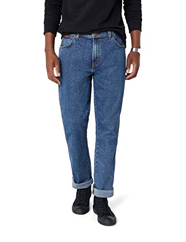 Wrangler Herren Texas Contrast' Jeans, Blau (Stonewash 010), 35W / 34L