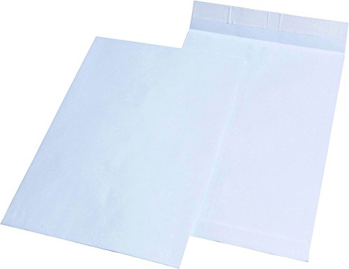 Elepa - rössler kuvert 30007364 Faltentaschen C4 ohne Fenster mit 20 mm-Falte, 120 g/qm, 100 Stück, weiß