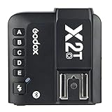 Godox X2T-O TTL-Funkblitzauslöser für Olympus, Panasonic, Unterstützung der HSS-Funktion 1 / 8000s, 5 dedizierte Gruppentasten und 3 Funktionstasten