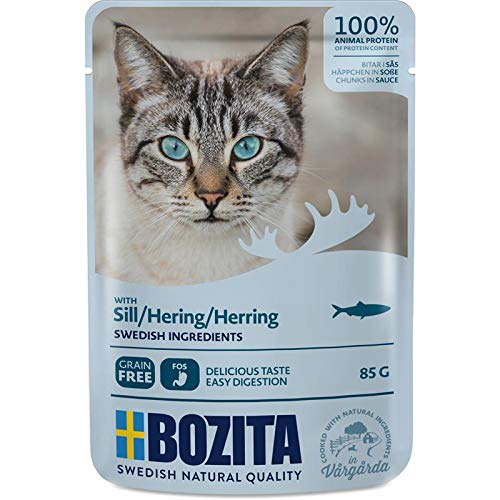 Bozita Katze Portionsbeutel Hppchen in SoÃŸe mit Hering 85g (demnchst verfgbar)