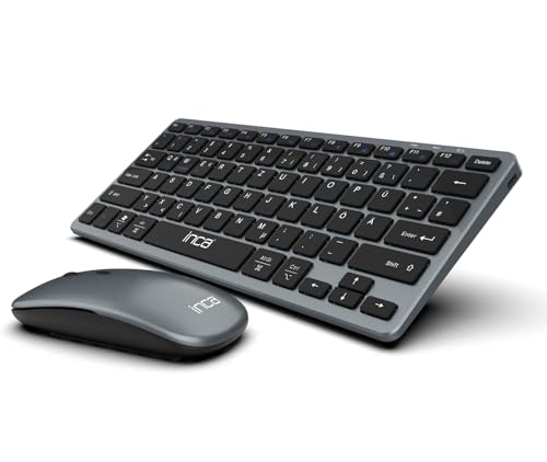 INCA Tastatur IBK-572BT BT 2.4G Smart Grau,3.0/5.0+2,4 GHz (IBK-572BT)