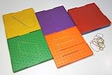 WISSNER® aktiv lernen - 6 Geometrie Bretter doppelseitig 23 cm - RE-Plastic°