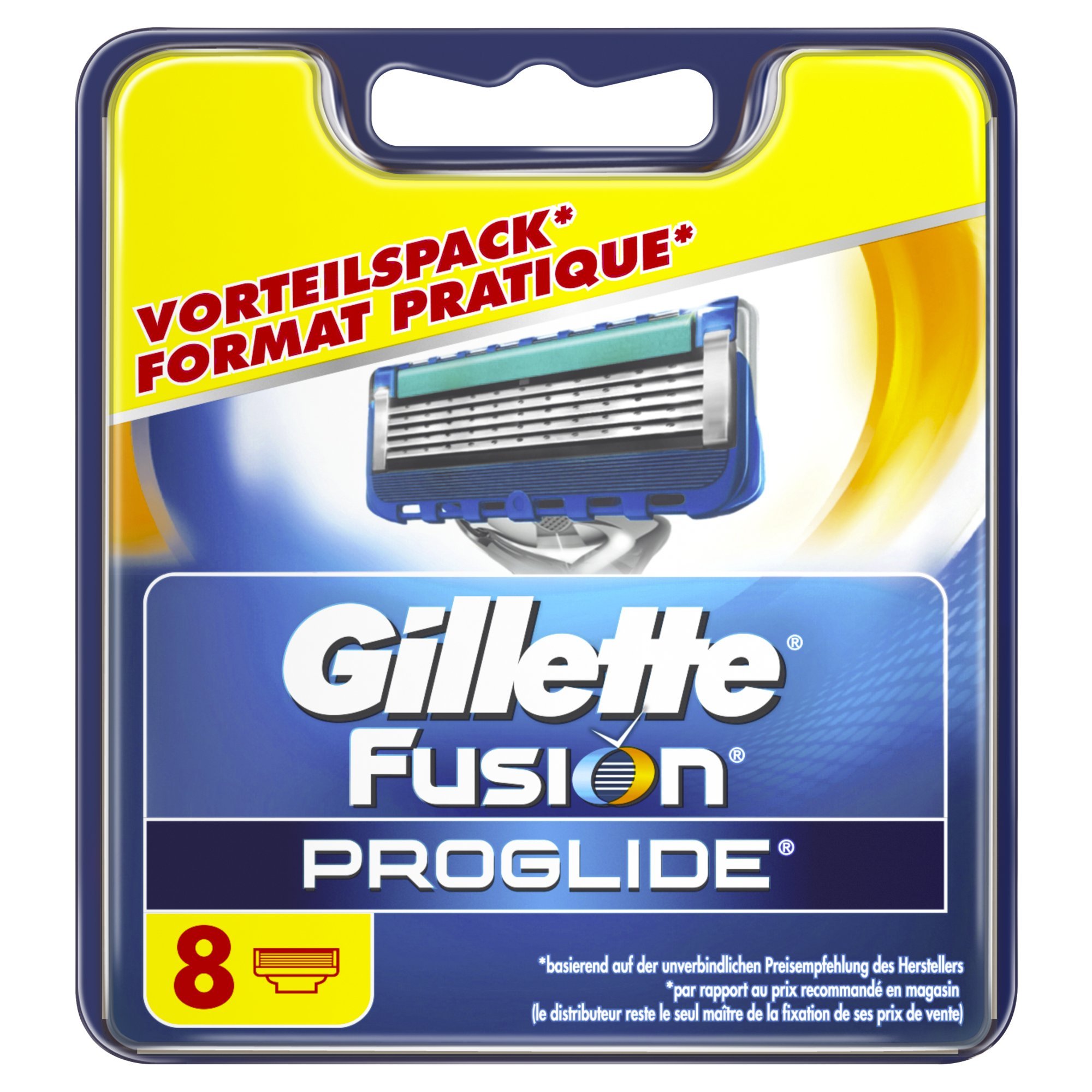Auslaufmodell Gillette ProGlide Rasierklingen für Männer, 8 Stück