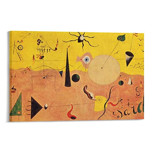 Joan Miró Poster, klassisches Gemälde, abstrakte Kunst, 13 Poster, coole Kunstwerke, Malerei, Wandkunst, Leinwand, zum Aufhängen, Heimdekoration, Poster, Geschenkidee, 30 x 45 cm