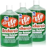 3x Dr. Becher Becharein Gläser Reiniger Hochkonzentrat / 1 Liter