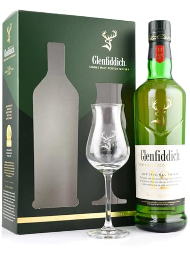 Glenfiddich 12 Jahre Geschenkedition, Single Malt Scotch Whisky, 0,7l, 40%