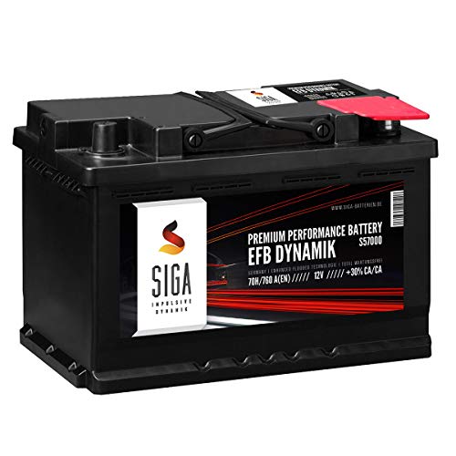 SIGA EFB Autobatterie Starterbatterie Start Stopp Batterie (70AH 12V)