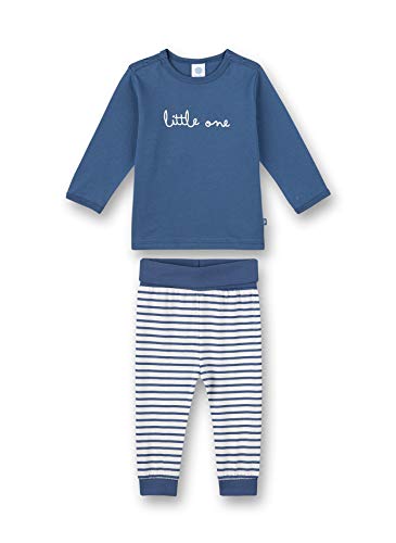 Sanetta Baby-Jungen lang blau Kleinkind-Schlafanzüge, Ink Blue, 104