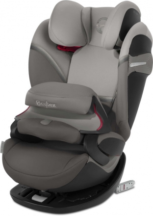 CYBEX Gold 2-in-1 Kinder-Autositz Pallas S-Fix, für Autos mit und ohne ISOFIX, Gruppe 1/2/3 (9-36 kg), Ab ca. 9 Monate bis ca. 12 Jahre, soho grey