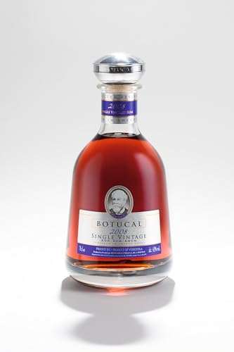 Botucal Single Vintage 2008 - Ultra Premium Rum - Ein hochwertiges Geschenk - Rechhaltiges Aromaprofil, Noten aus Kaffee, Vanille und reifen Früchten -0.7L/43% Vol.