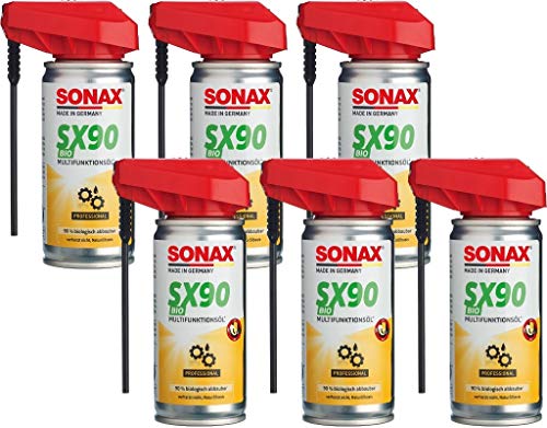 SONAX 6X 75ml SX90 Bio Multifunktionsöl Easy-Spray Rostlöser Schmiermittel Pflegeöl