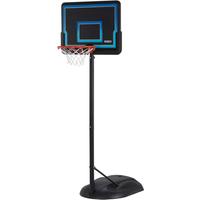 Lifetime Basketballkorb 'Hawaii' schwarz/blau mit Standfuss 81 x 229 cm