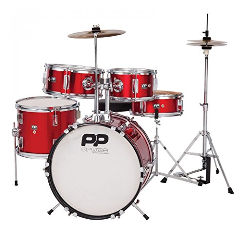 Performance Percussion PP200RD Kinder Schlagzeug Set 5-teilig rot