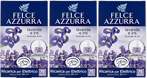 12x Felce Azzurra Aria Casa Lavendel & Iris refil Raumerfrischer raumluft 20ml