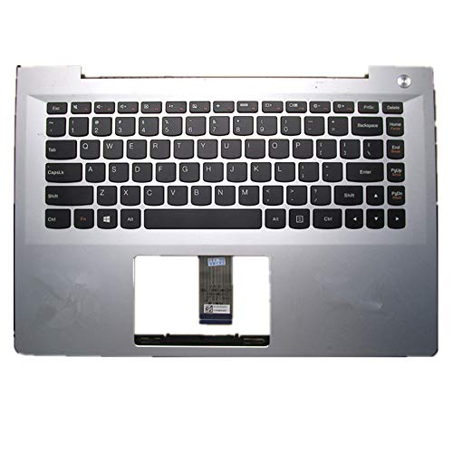 FQ Laptop Tastatur & Die Schale um die Tastatur Harte Schale C Schale Shell für Lenovo U41 U41-70 U41-75 Silber Amerikanische Version
