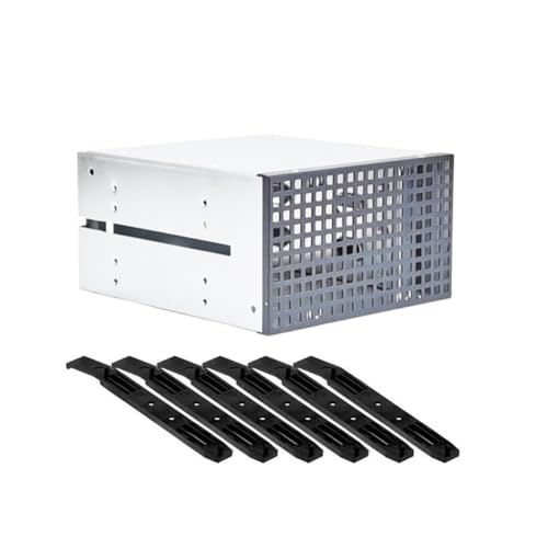 DINESA 3-Bay Hard Drive Cage Rack 2xOptical Drive Space to 3x3.5 Inch Hard Drive Space 2 Chassis Drives in the Chassis, Fine Workmanship