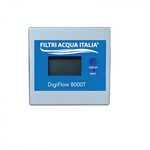 Filtri Acqua Italia Digitaler Zähler Dg Flow 8000T Zeit/Liter