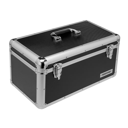 anndora Werkzeugkoffer 28 Liter - XL Werkzeugkasten Werkzeugbox - schwarz