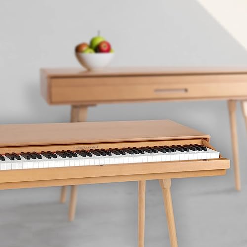 Classic Cantabile DP-730 OK Digitalpiano Eiche - Tisch mit eingebautem Digitalpiano - Zeitloses Design - 88 Tasten mit Hammermechanik - Inklusive Notenhalter und Pedaleinheit - Eiche hell