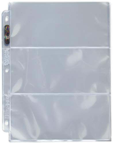 Ultra Pro 3-Pocket Platinum Pages 3-1/2" X 7-1/2"