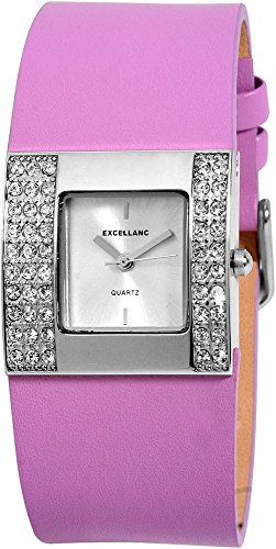 Excellanc Damen Analog Quarz Uhr mit Leder Armband 192523800001