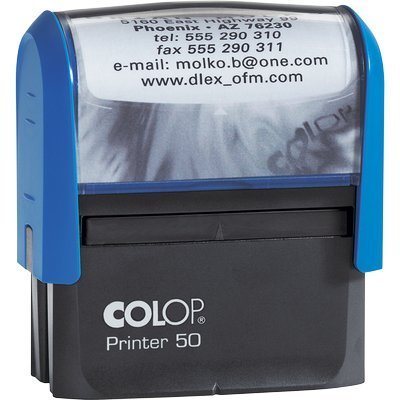 Colop PR50NEW Selbstfärbender Stempel Printer, Line New