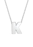 Elli Halskette Buchstabe K Initialen Trend Minimal 925 Silber