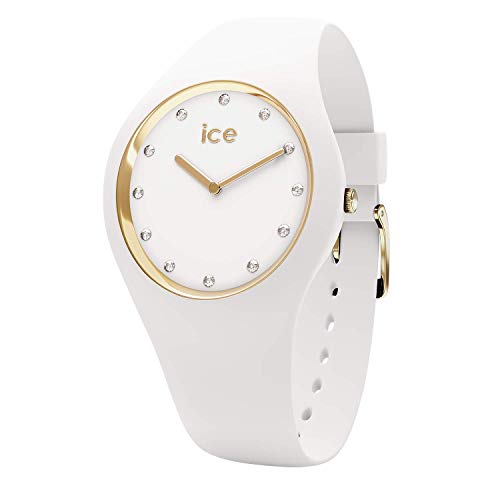 Ice-Watch - ICE cosmos White Gold - Women's wristwatch with silicon strap - 016296 (Medium)
