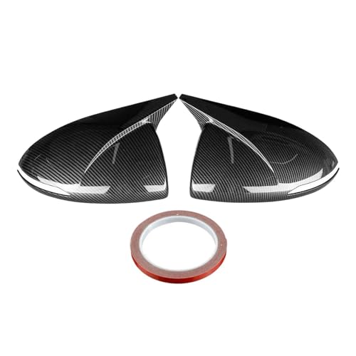Kompatibel Mit Sonata DN8 2020 2021 2022 Rückspiegel-Abdeckung, Flügelkappe, Außentür, Rückansicht, Gehäuseverkleidung, Karbonfaser-Optik (Color : Carbon)